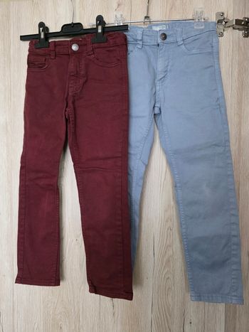 LOTS DE 2 PANTALON GARÇON SLIM ELASTHANNE KIABI  TAILLE 5ANS