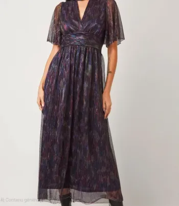Robe longue lurex taille L Grace & Mila