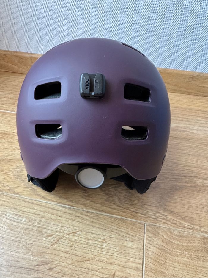 Casque de vélo ville adulte violet - photo numéro 3