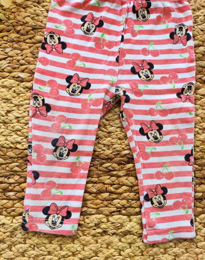 Ensemble printemps pantalon, tee-shirt et bandeau Minnie 12 mois - photo numéro 4