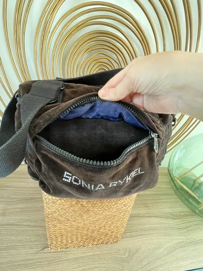 Sac à main Sonia Rykiel en velours - photo numéro 5