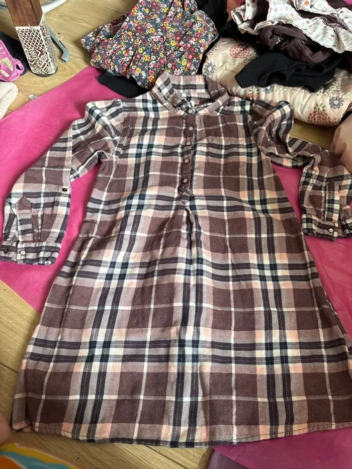 Chemise robe courte