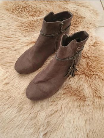 Bottines  grise gémo  taille 38