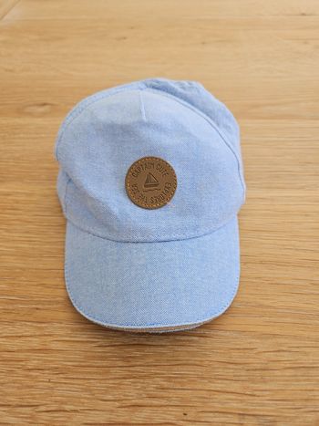 Casquette bleue jean