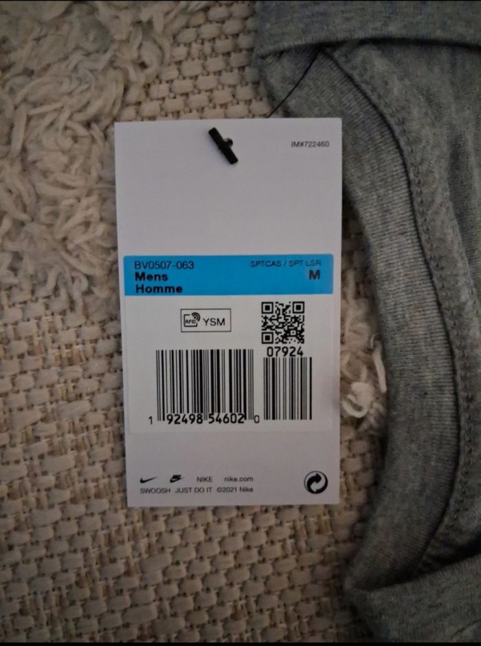 T-shirt Nike gris homme - photo numéro 5