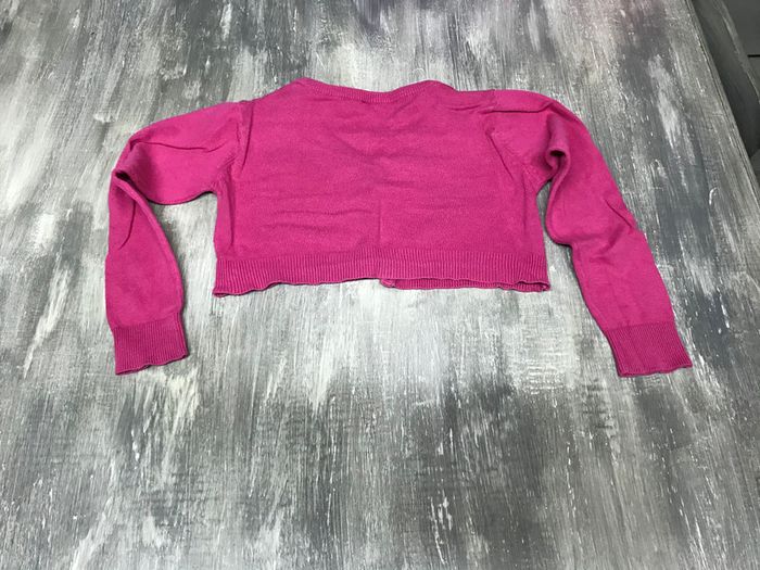 Gilet à boutons rose - photo numéro 2