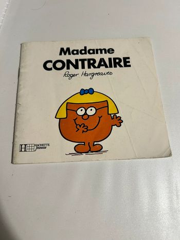 Livre madame contraire