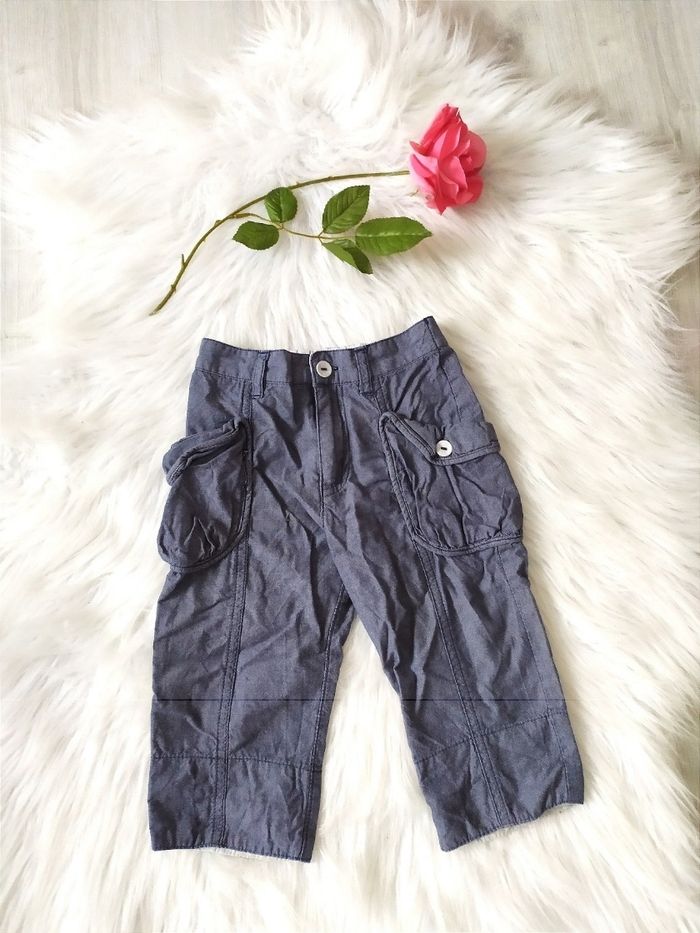 Pantalon jean fin en coton Dpam mi-saison 18 mois