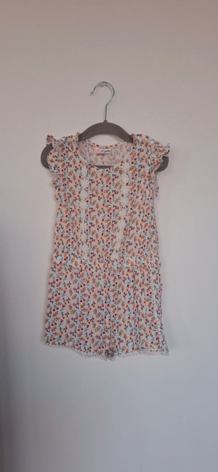 🌸 Combishort fleurie neuve – Parfaite pour la rentrée des classes - photo numéro 2