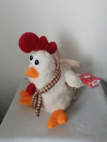 peluche sac poule
