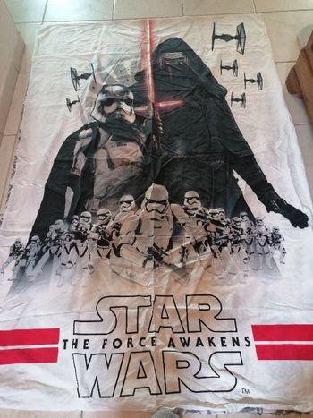 Housse de couette +taie d'oreiller "Star wars"