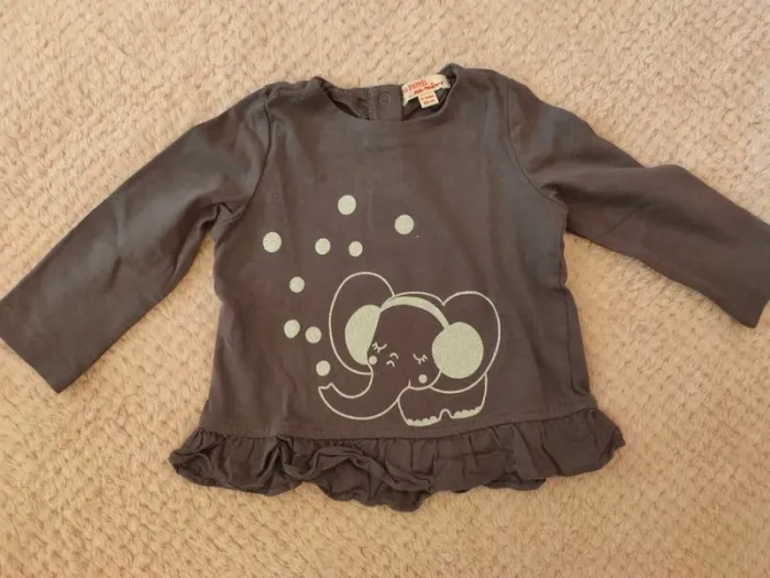 Tee-shirt manches longues Dpam 6 mois