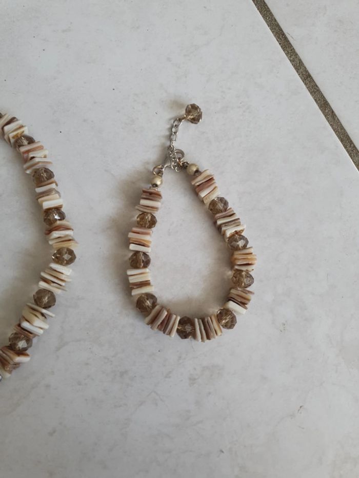 Parure femme collier bracelet neuf zz - photo numéro 5