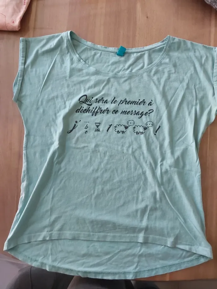 Tee-shirt annonce grossesse t.XL