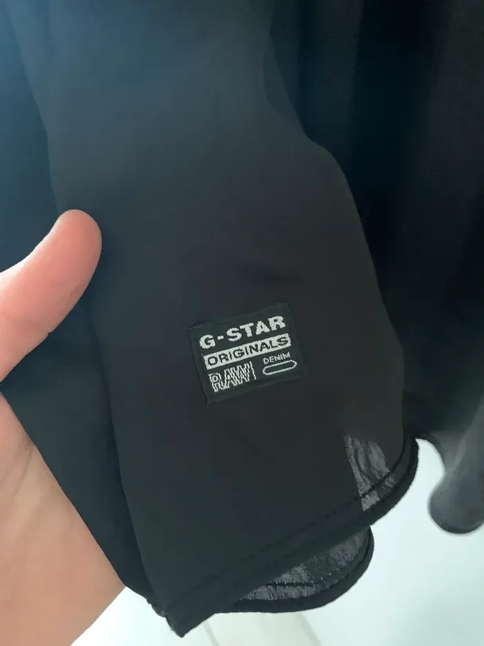 Robe noire satinée G-star taille S - photo numéro 4