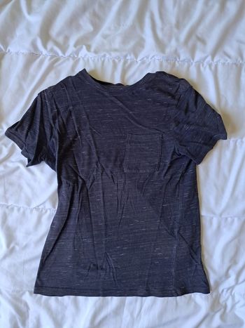 T shirt bleu marine strié 12 ans ou XXS