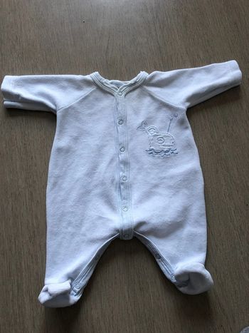 Pyjama petit bateau baleine