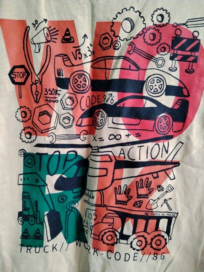 T-shirt manches longues Work DPAM 6 ans - photo numéro 3