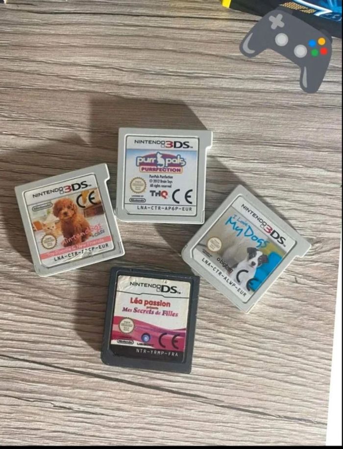 4 jeux  3DS  /  DS  / 2DS  Nintendogs