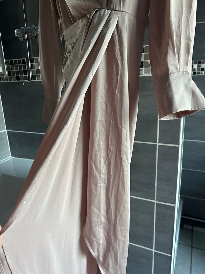 Robe de soirée satinée - Mango - photo numéro 4