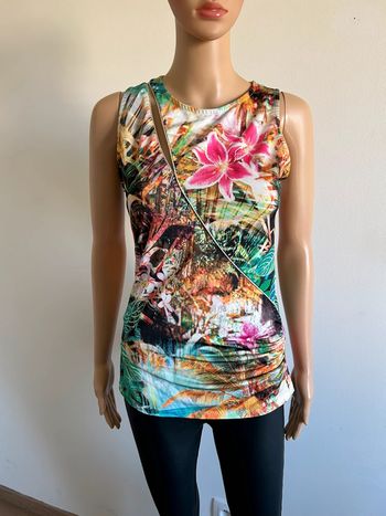 Haut multicolore sans manches Morgan taille S comme neuf