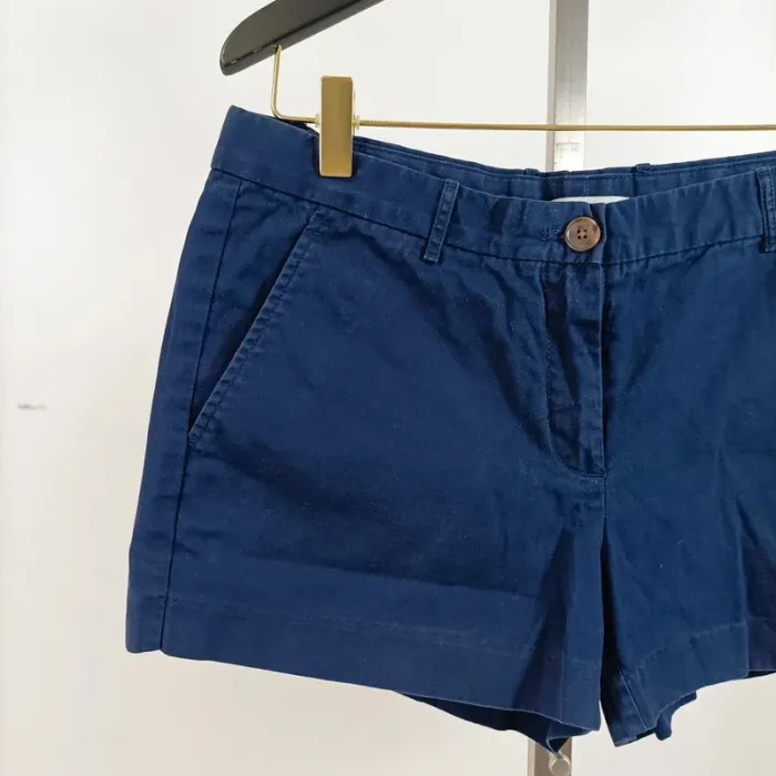 Short bleu marine Gap en coton – taille 38, coupe droite classique avec poches plaquées A1063 - photo numéro 2