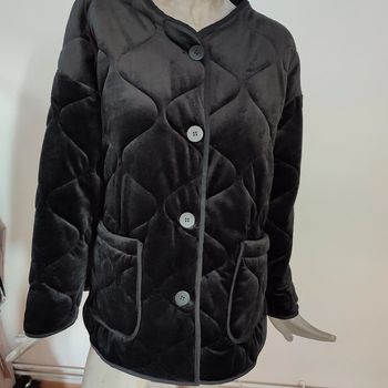 Veste matelassée velours