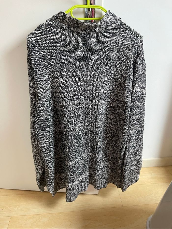 Pull gris chiné - photo numéro 2