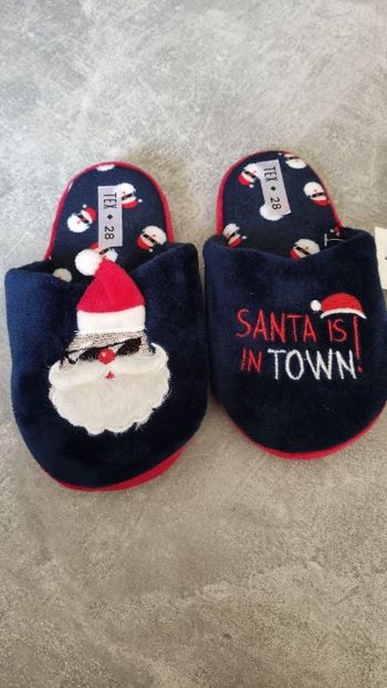 Chaussons Noël garçon 28