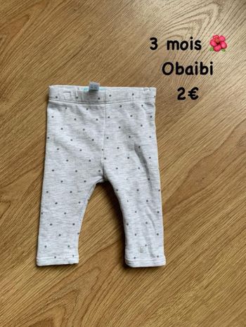 Legging 🌺 3 mois 🌺 Obaibi