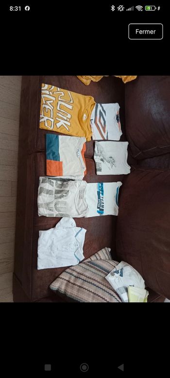 Lot t shirt 8 ans 