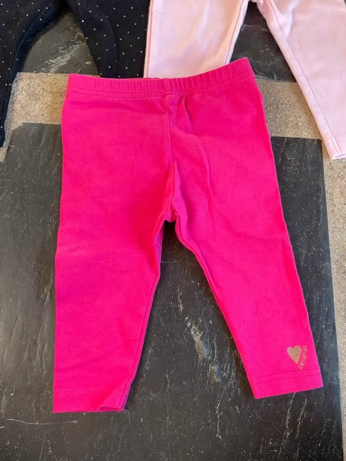 Lots 3 leggings 6 mois - photo numéro 4