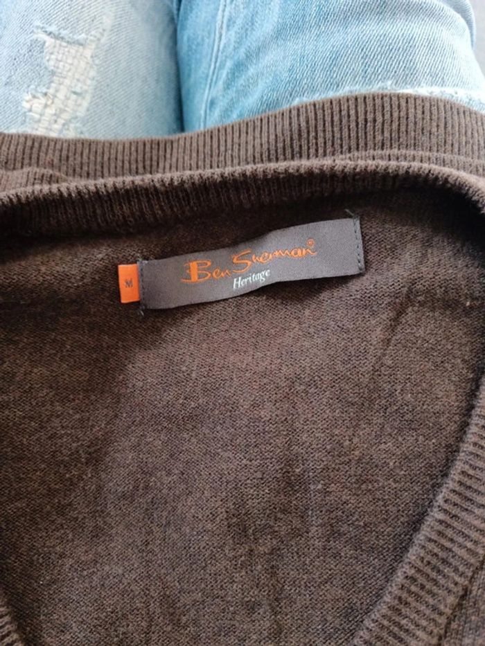 C54 pull marron Ben Sherman M - photo numéro 3