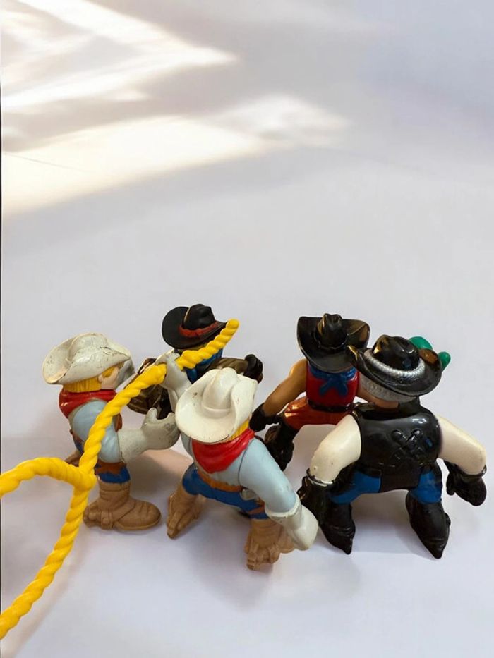 Lot De 5 Figurines Fisher Price Western 1996 6cm #FisherPrice #Collection - photo numéro 4