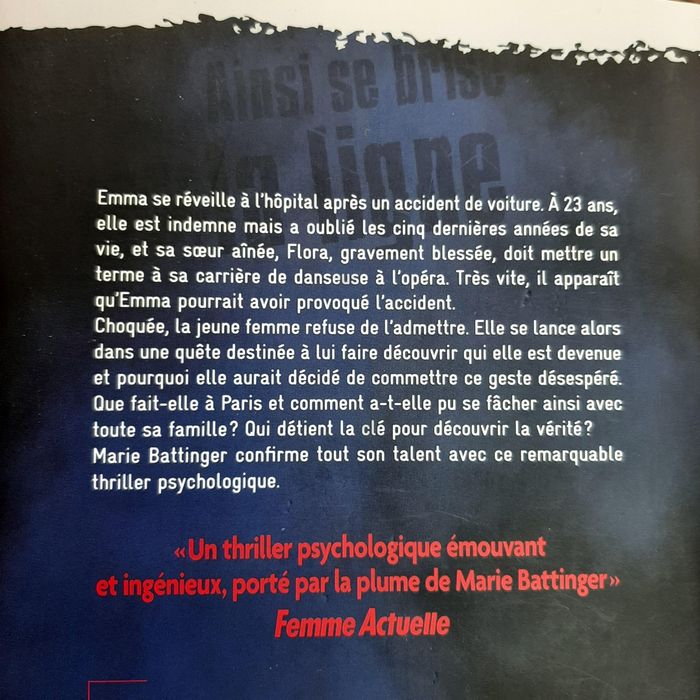 Livre "Ainsi se brise la ligne" - photo numéro 3