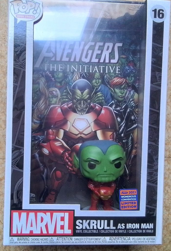 Figurine funko pop comics cover skrull as iron man numéro 16 - photo numéro 2