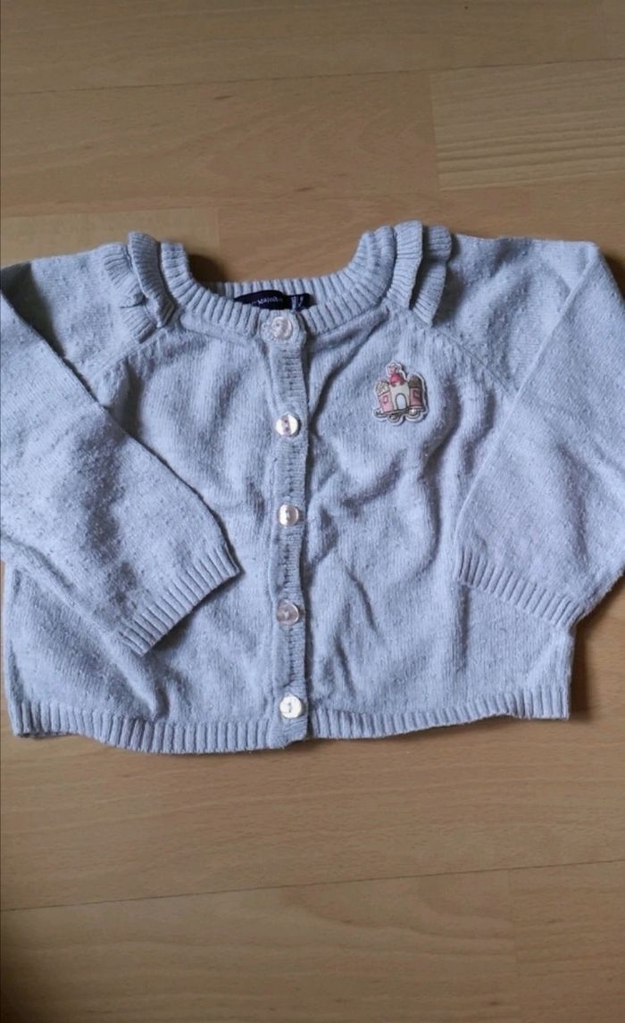 Gilet coton, 9 mois