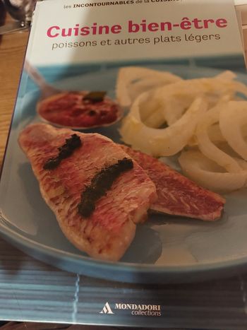 Livre de recettes cuisine bien être poisson et autres plats légers 