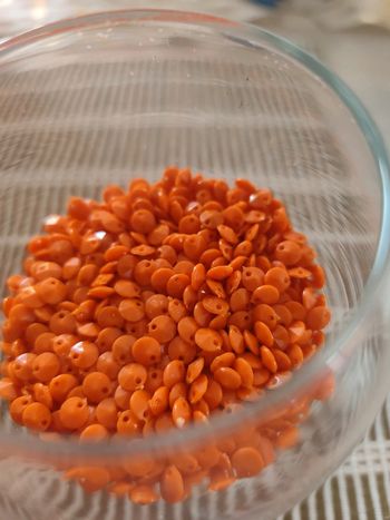 50g de perles orange