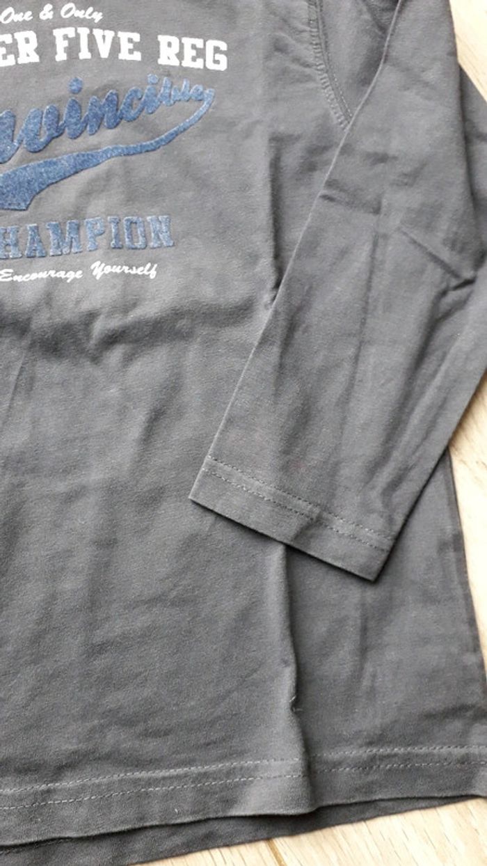 T shirt manches longues col haut - photo numéro 3