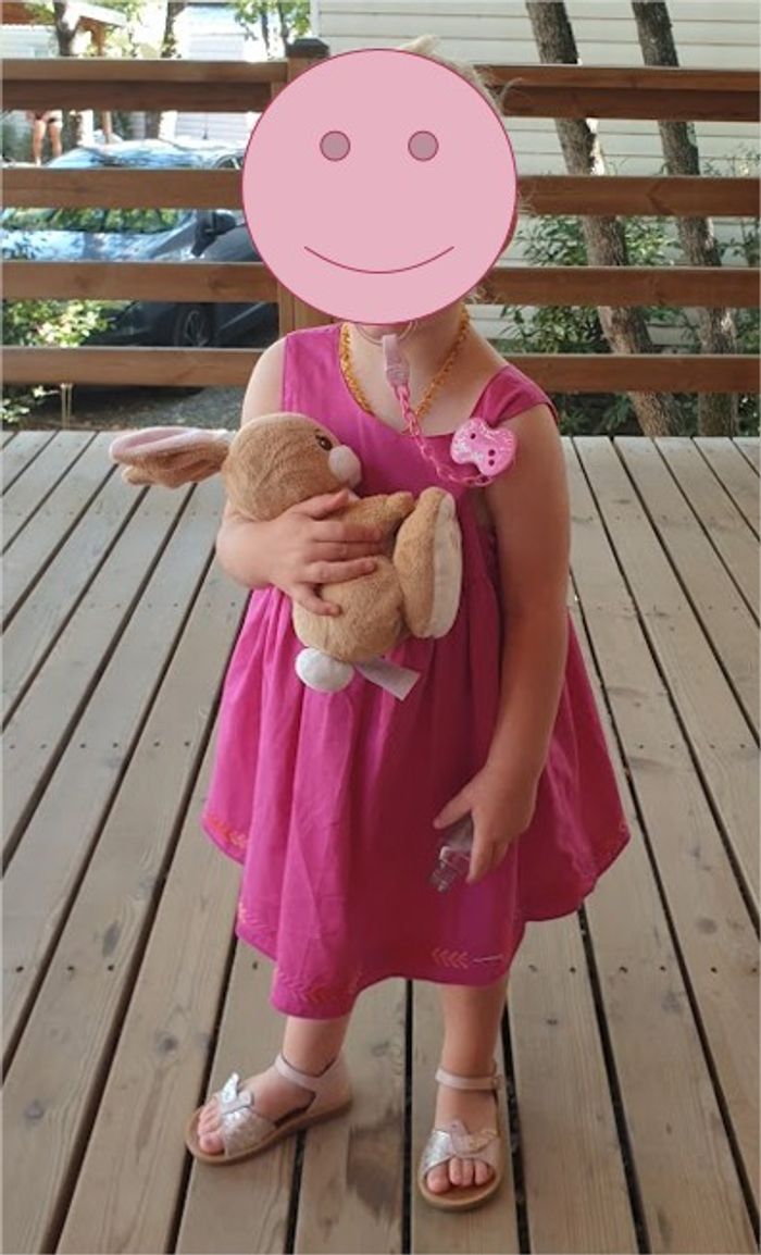 Robe fuchsia réversible - T2A - Du Pareil au même - photo numéro 10