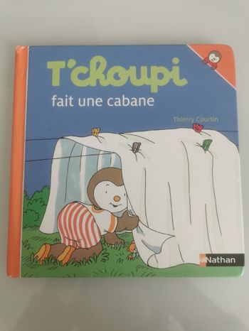 Livre tchoupi fait une cabane