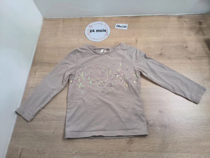 Lot 5 t-shirts manches longues 24 mois - photo numéro 8