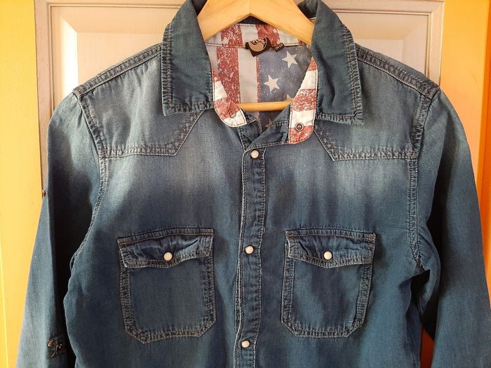 Chemise jeans 16 ans - photo numéro 3