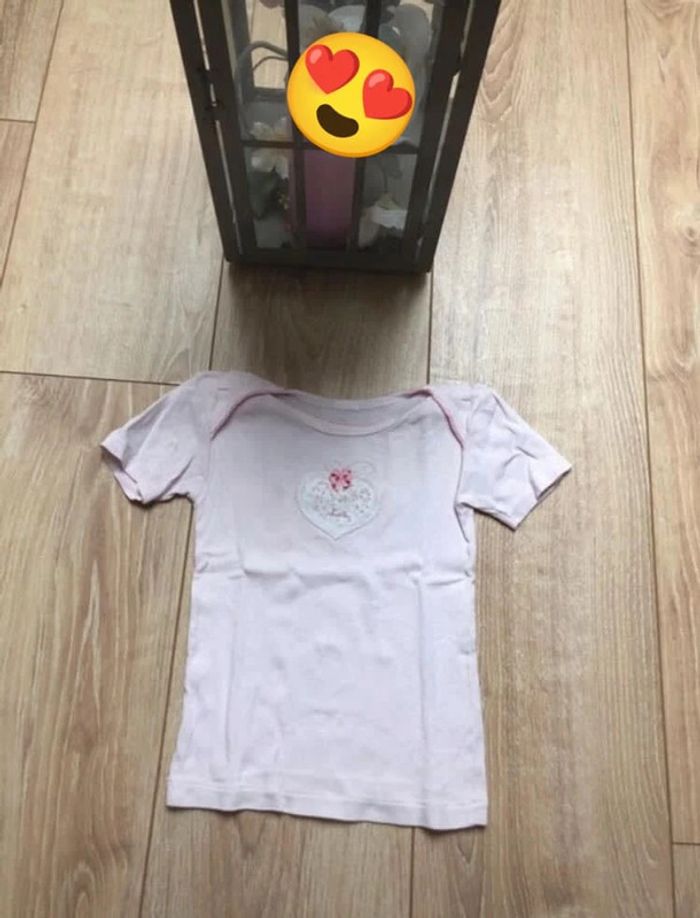 Lot de 7 maillots de corps MC 4/5ans plusieurs marques - photo numéro 4