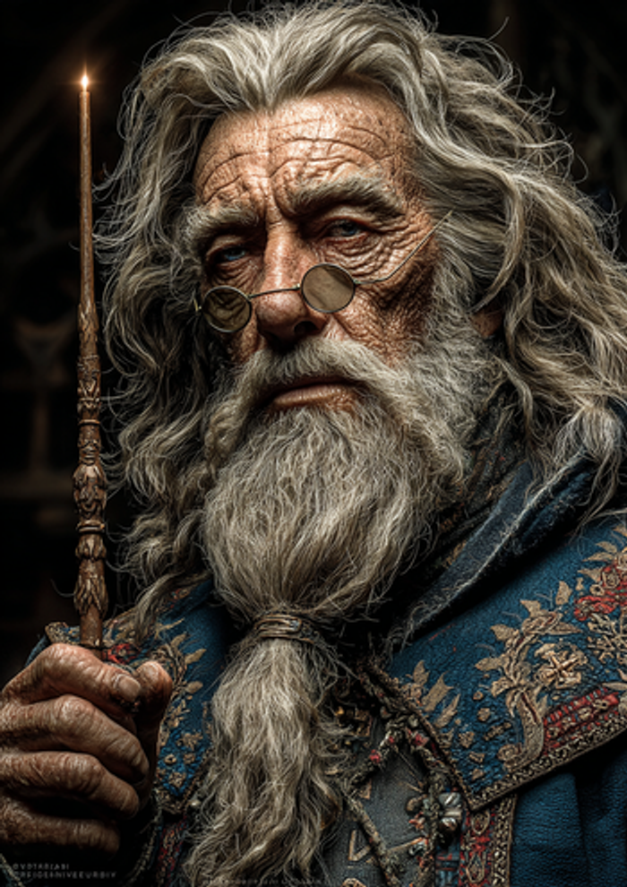 Poster métallique 30cm x 42cm Harry Potter Dumbledor + aimant mural fourni. - photo numéro 3