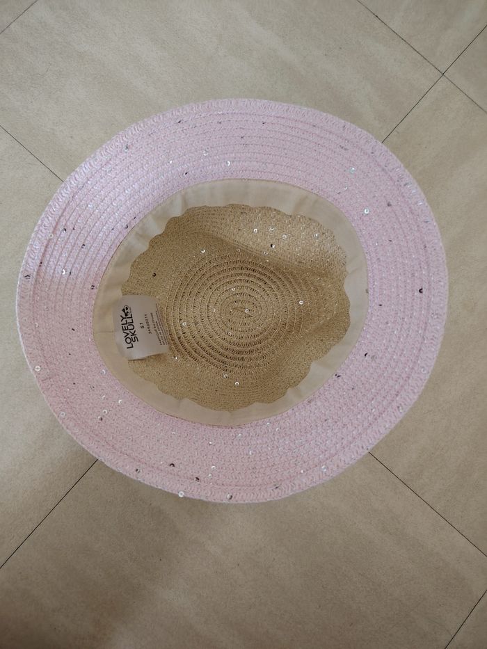 Chapeau de paille fille - photo numéro 3