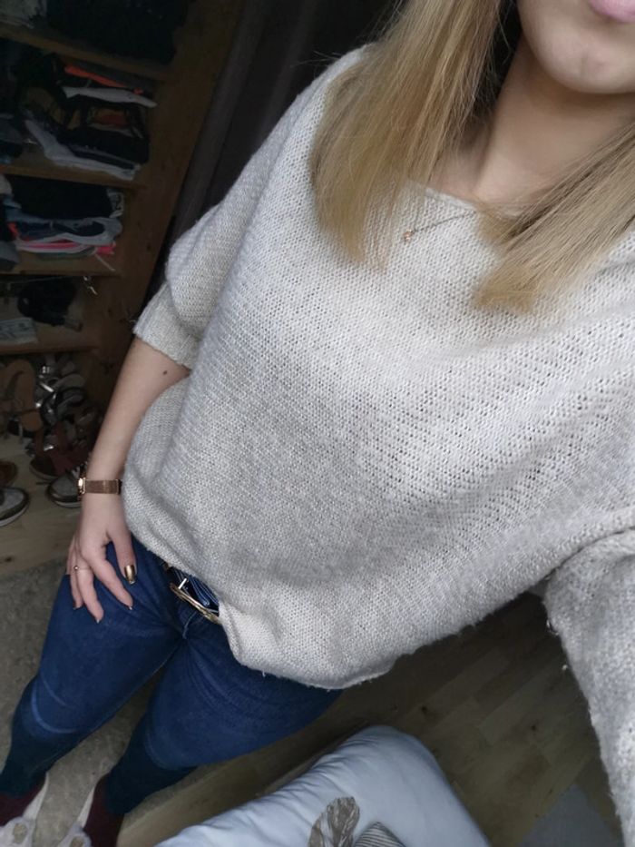Pull beige - photo numéro 4
