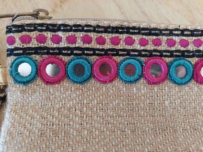 Pochette toile de jute - photo numéro 3