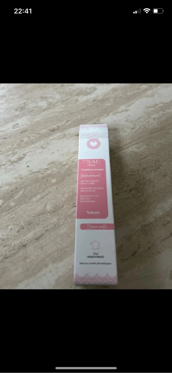 Gel parfumant  musc intime